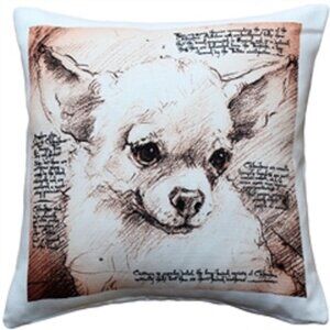 THINK GIFT! Luxurious Chihuahua Accent Pillow FREE SHIPPING!